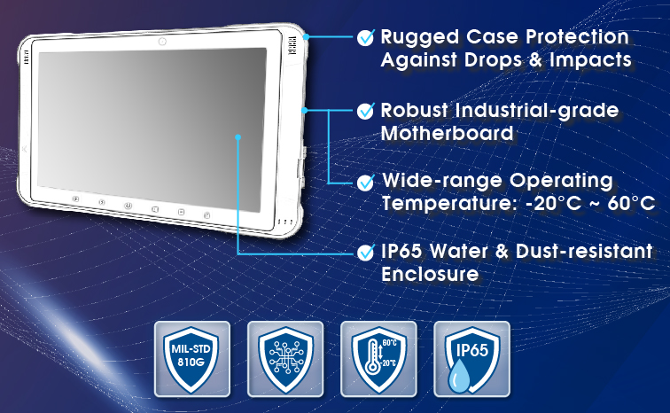 Rugged Case & IP65 Water-resistant Enclosure