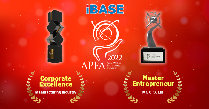 IBASE Received Two Awards at the Asia Pacific Enterprise Awards (APEA) 2022