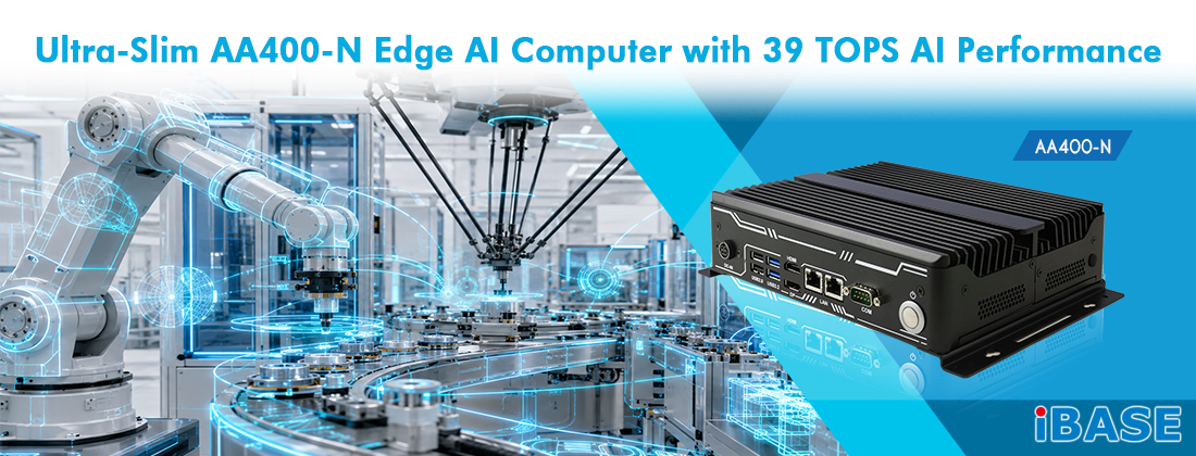 Ultra-Compact AA400-N Edge AI Computer with 39 TOPS AI Performance